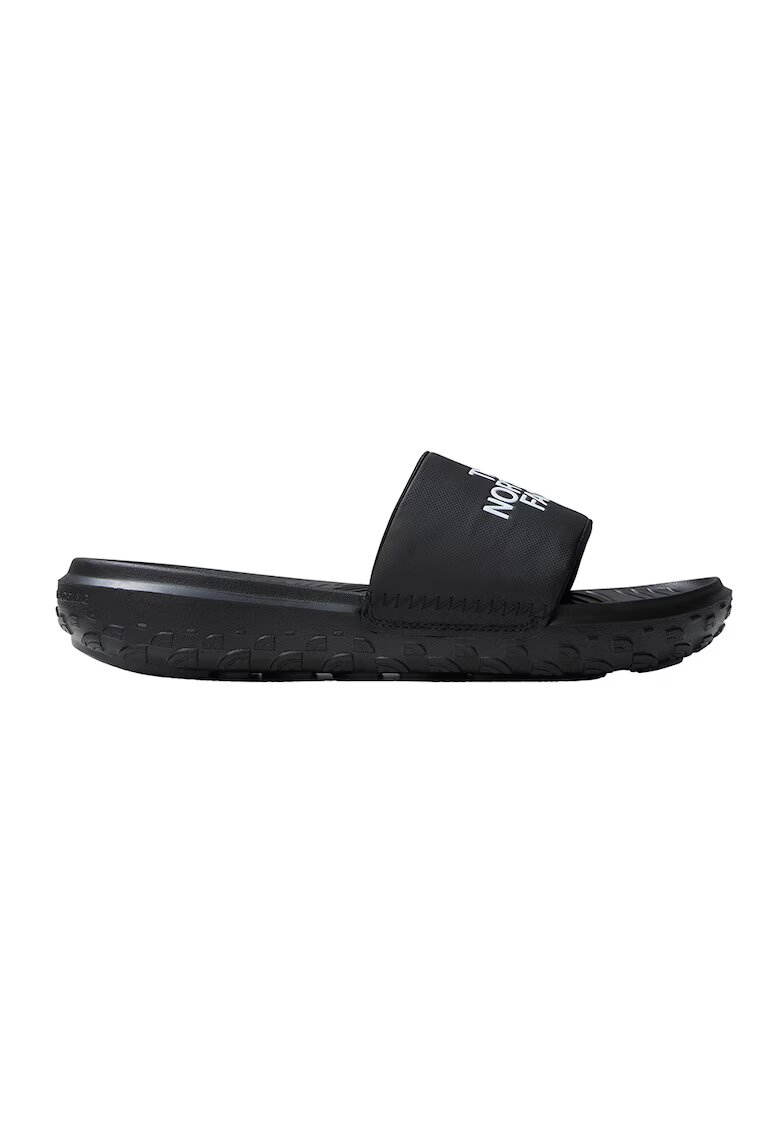 The North Face Papuci cu imprimeu logo Never Stop - Negru