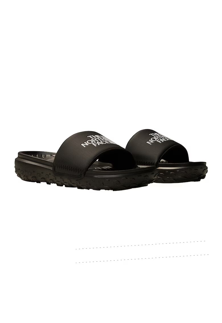 The North Face Papuci cu imprimeu logo Never Stop - Negru