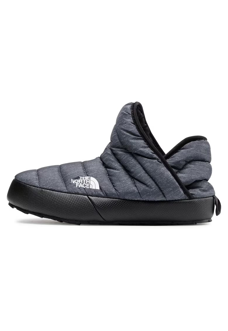 The North Face Papuci dama Phantom Grey Heather Print/Tnf Black - Thermoball Traction
