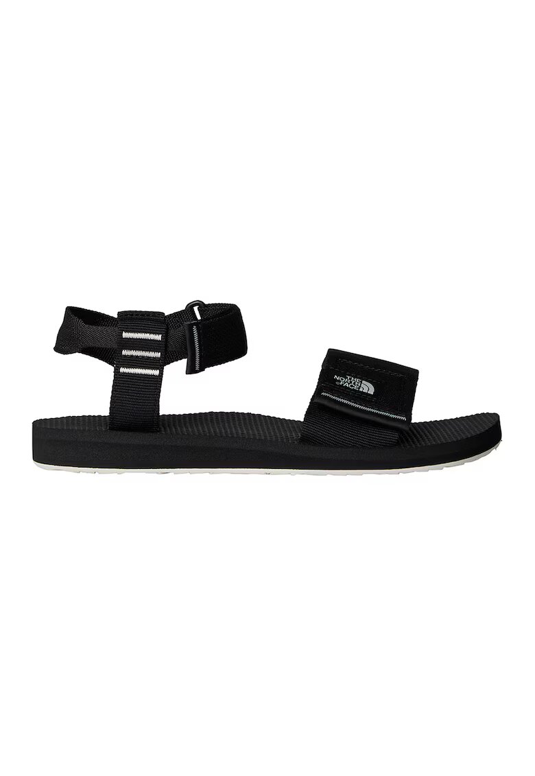 The North Face Sandale cu talpa plata si velcro - Alb/Negru