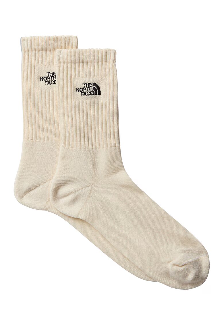 The North Face Set de sosete lungi elastice Everyday - 2 perechi - Crem