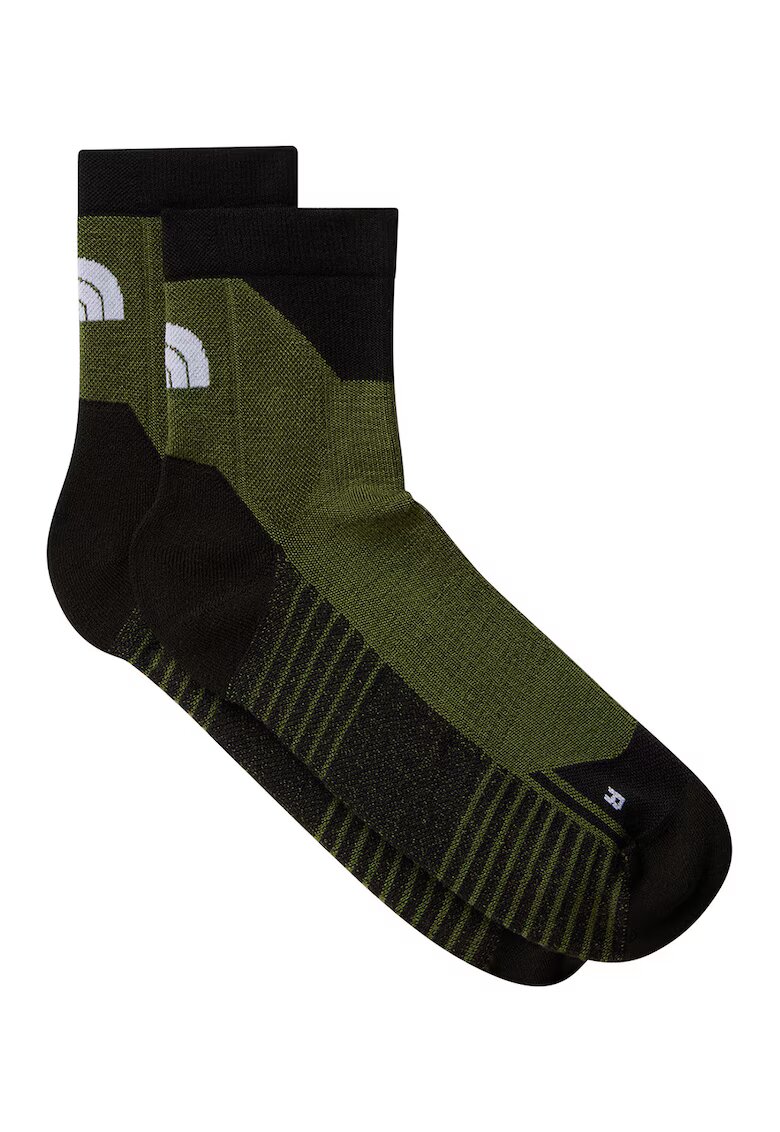 The North Face Sosete scurte din amestec de lana pentru drumetii - Negru/Verde masliniu