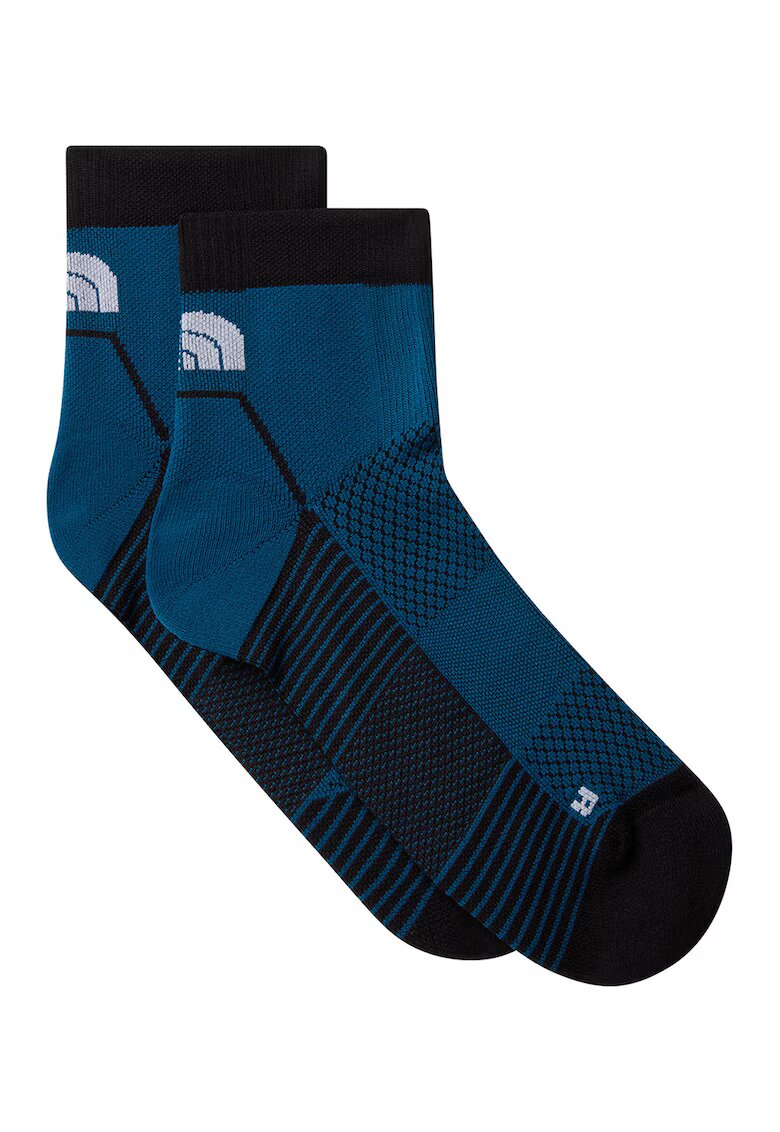 The North Face Sosete scurte pentru alergare trail - Negru/Albastru inchis