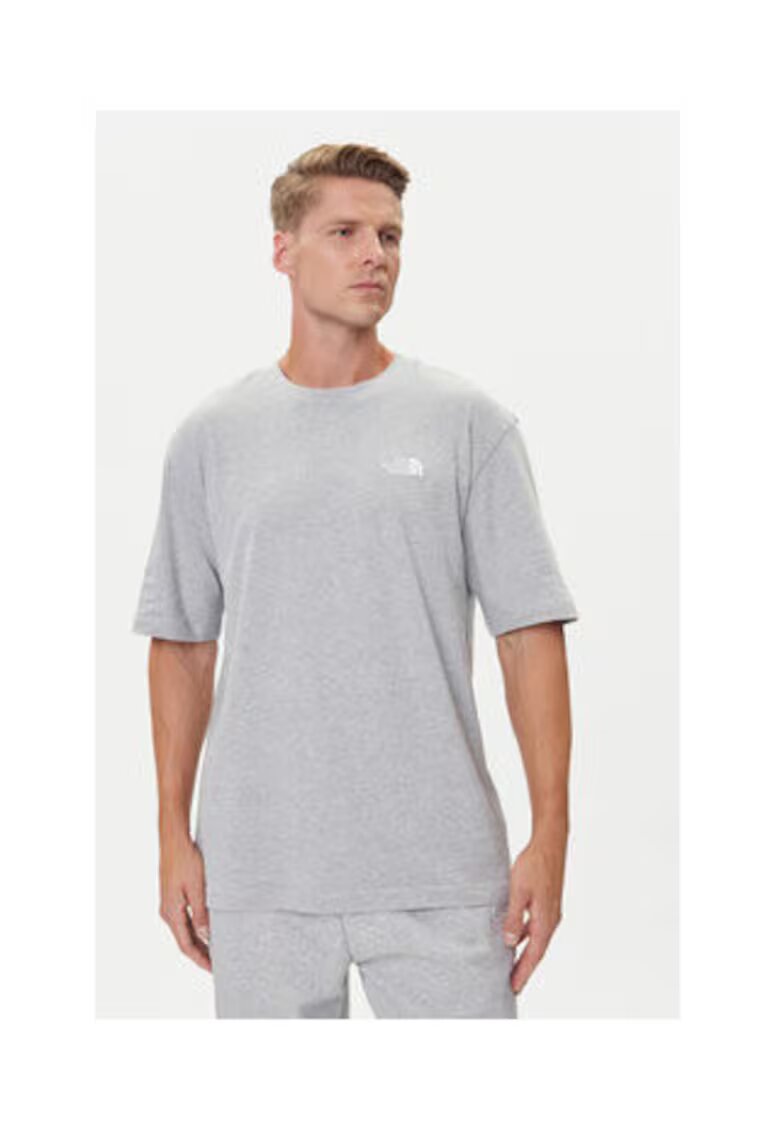 The North Face Tricou barbati - gri - 100% bumbac -