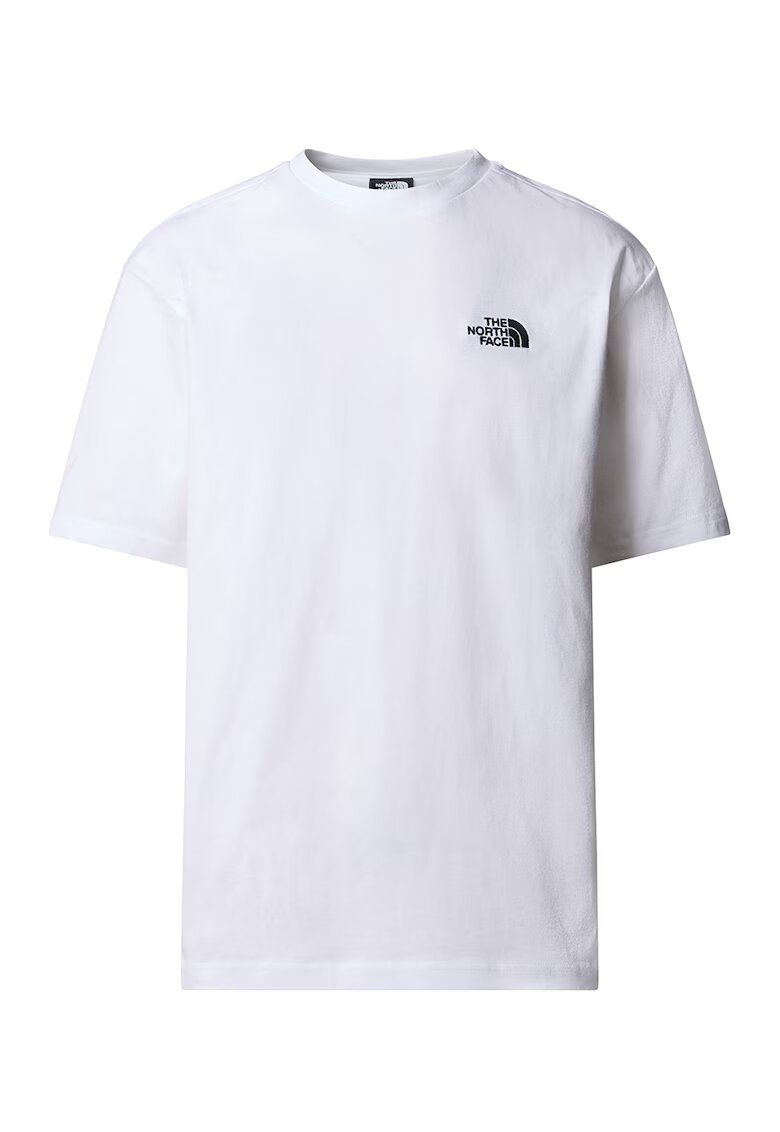The North Face Tricou cu decolteu rotund - Alb/Negru