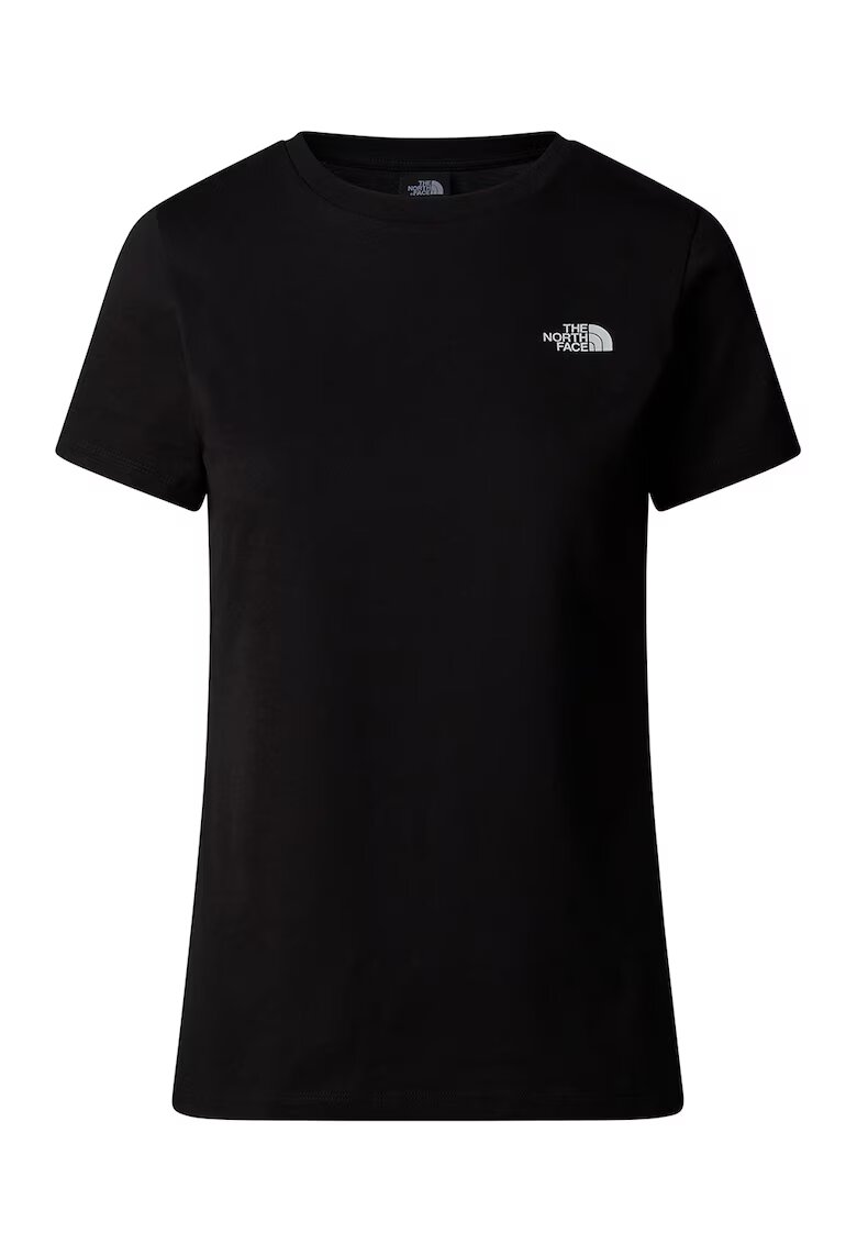 The North Face Tricou cu imprimeu logo si decolteu la baza gatului - Negru