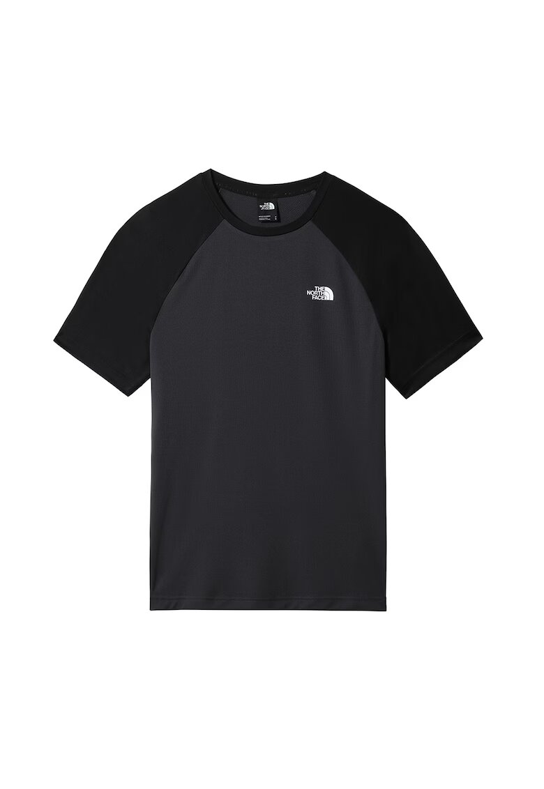 The North Face Tricou cu maneci raglan pentru drumetii - Negru/Gri antracit