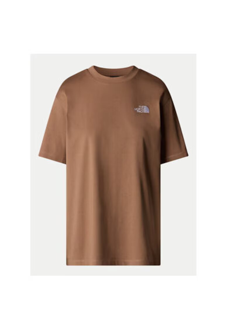 The North Face Tricou dama NF0A87NQ6IH1 - Bumbac - Maro - Maro