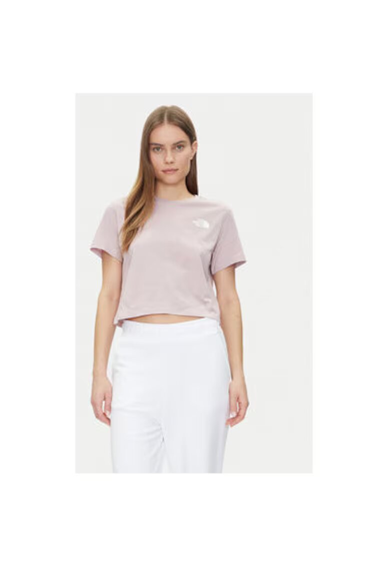 The North Face Tricou dama NF0A87U40SO1 - Bumbac/Poliester reciclat - XL INTL - Roz
