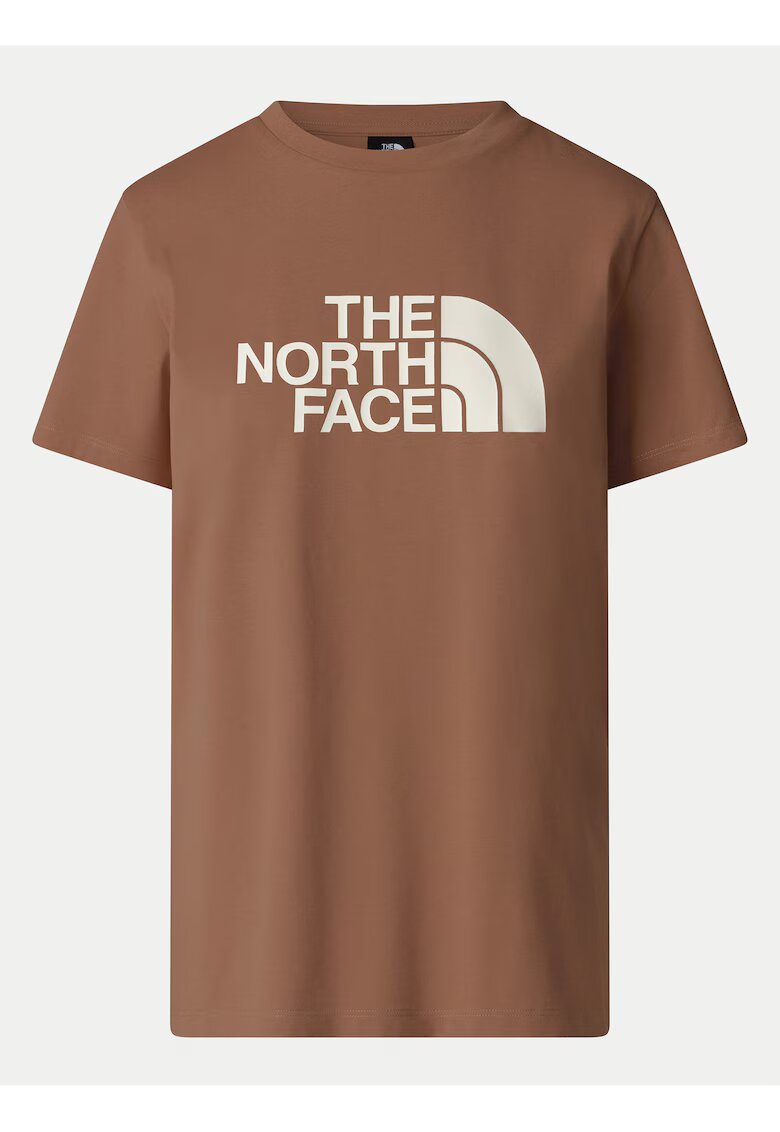 The North Face Tricou dama NF0A8A6GAIA1 - Bumbac/Poliester reciclat - Maro - Maro