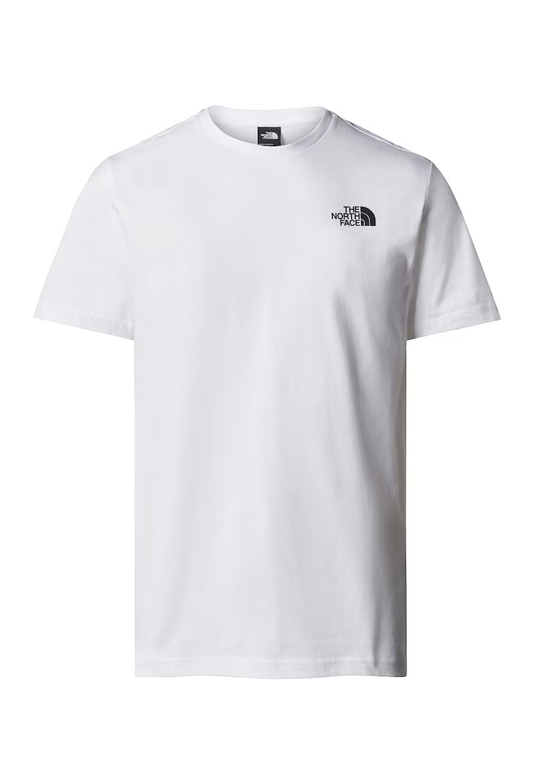 The North Face Tricou de bumbac cu imprimeu logo pe spate - Alb