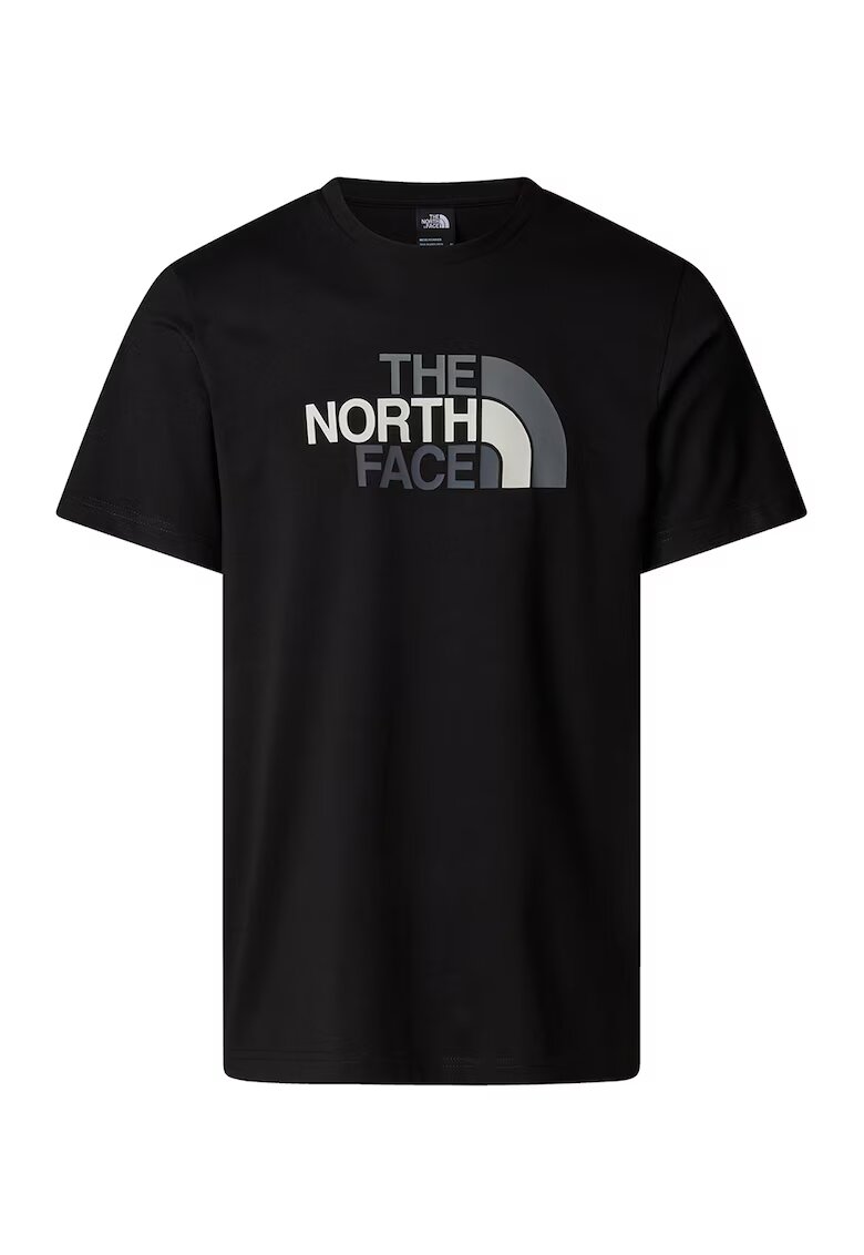 The North Face Tricou regular fit cu decolteu la baza gatului si imprimeu logo - Negru
