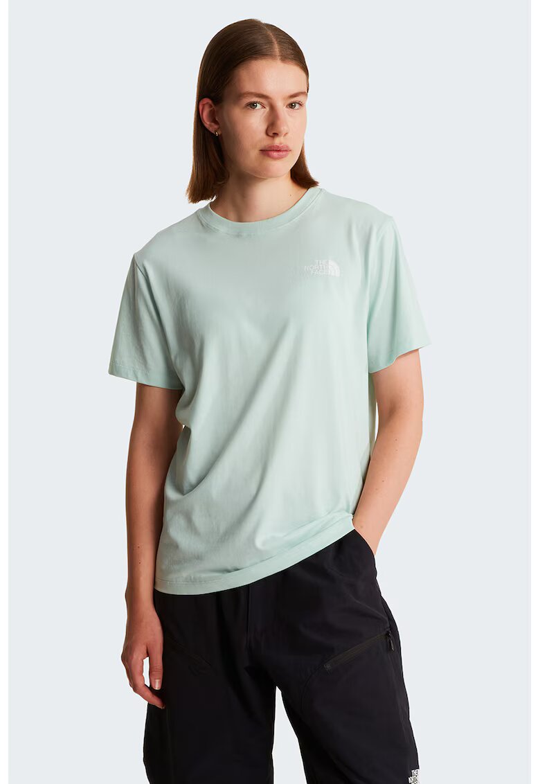 The North Face Tricou regular fit cu imprimeu logo pe partea din spate Evolution Box - Verde pal
