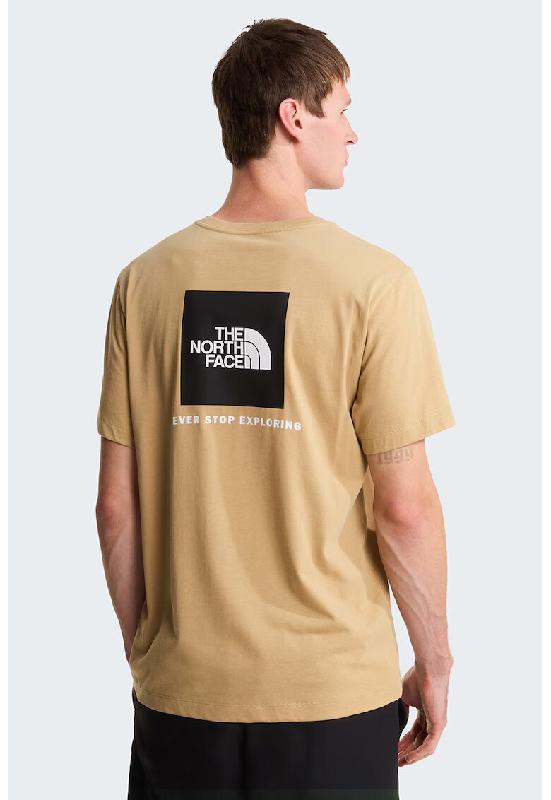 The North Face Tricou regular fit cu imprimeu logo pe piept Evolution Box - Maro camel
