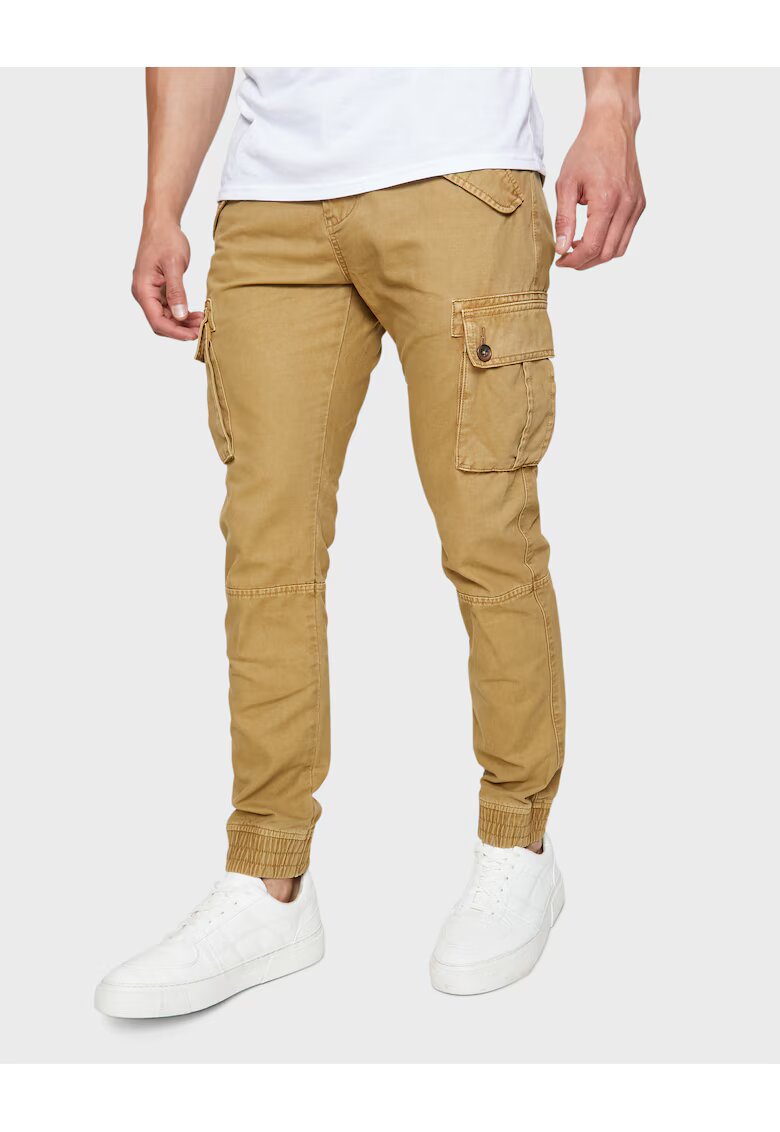 Threadbare Pantaloni cargo slim fit Corez - Maro camel