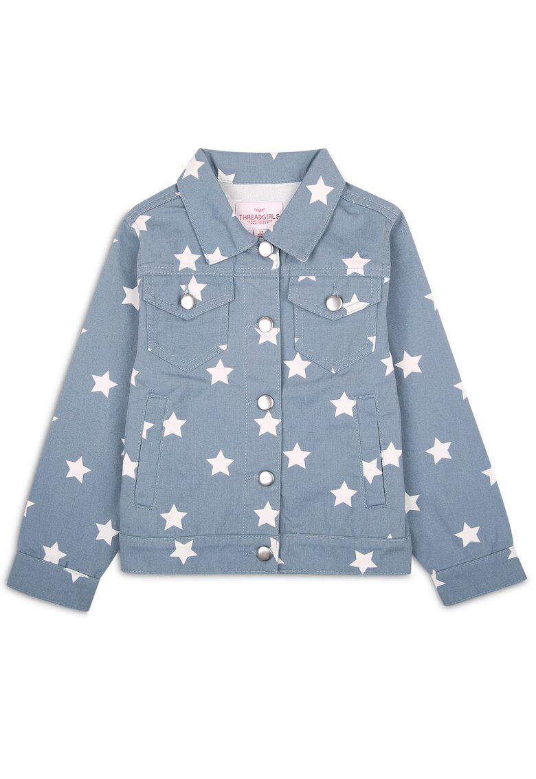 Threadgirls Jacheta cu imprimeu cu stele - Albastru
