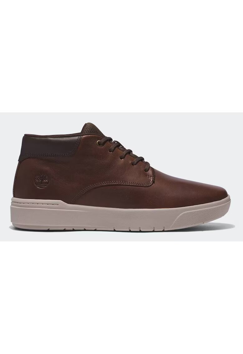 Timberland barbati Seneca Bay Mid - piele naturala - maro - talpa cauciuc - Maro
