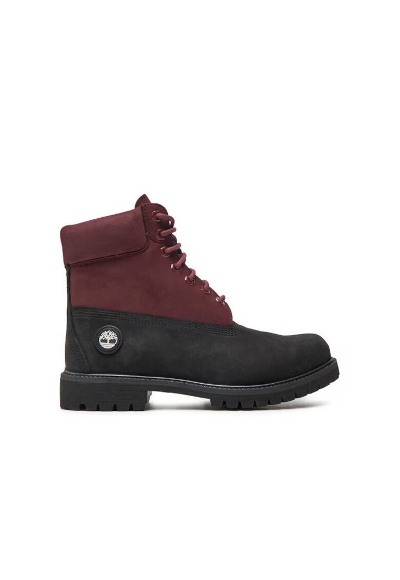 Timberland Bocanci de drumetie barbati TB0A2P6WEJE1 - Piele naturala - Visiniu