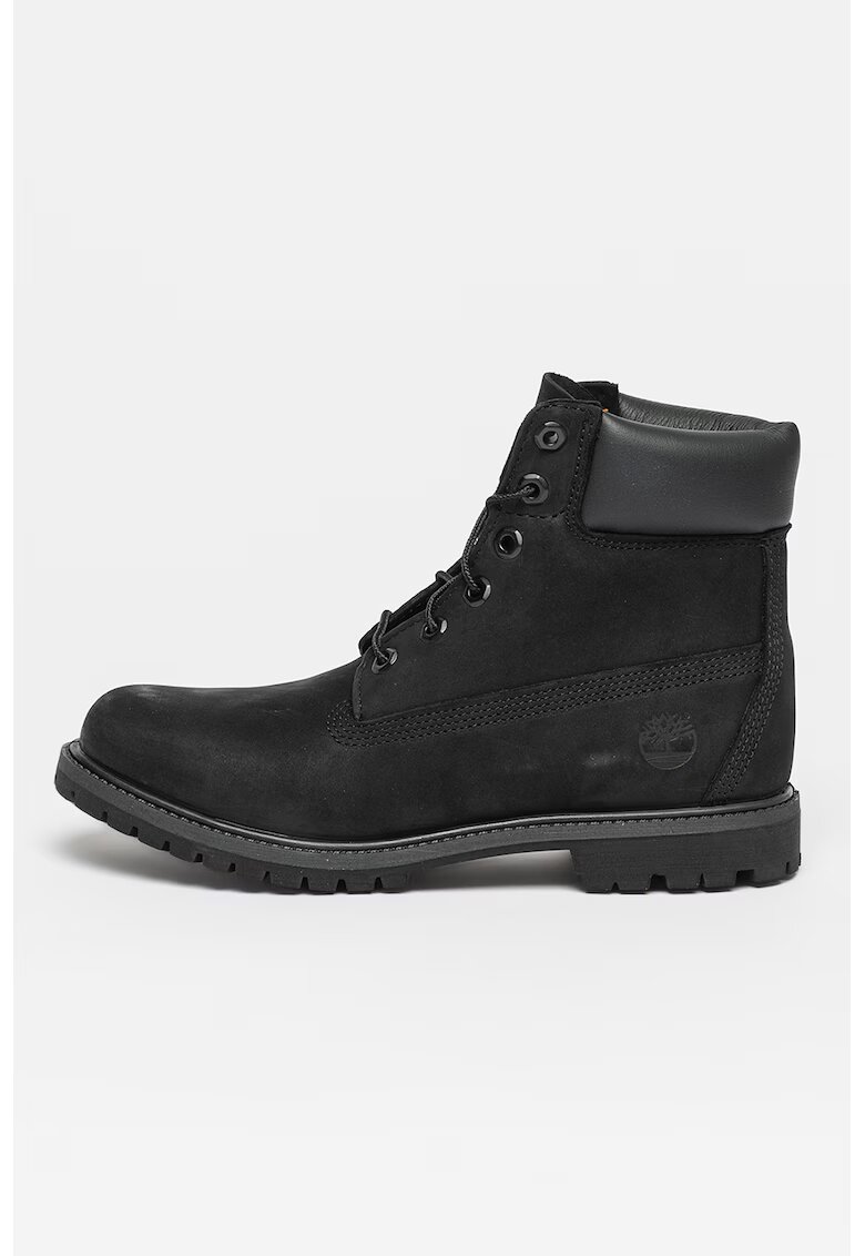 Timberland Bocanci din piele nabuc 6In Premium - Negru