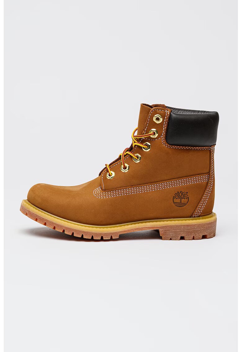 Timberland Bocanci impermeabili de piele nabuc - Maro scortisoara