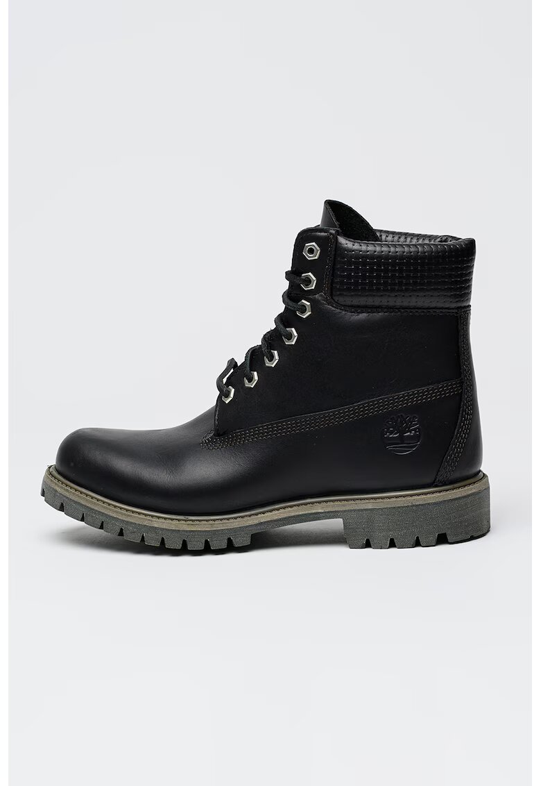 Timberland Bocanci impermeabili de piele nabuc Premium 6 - Negru