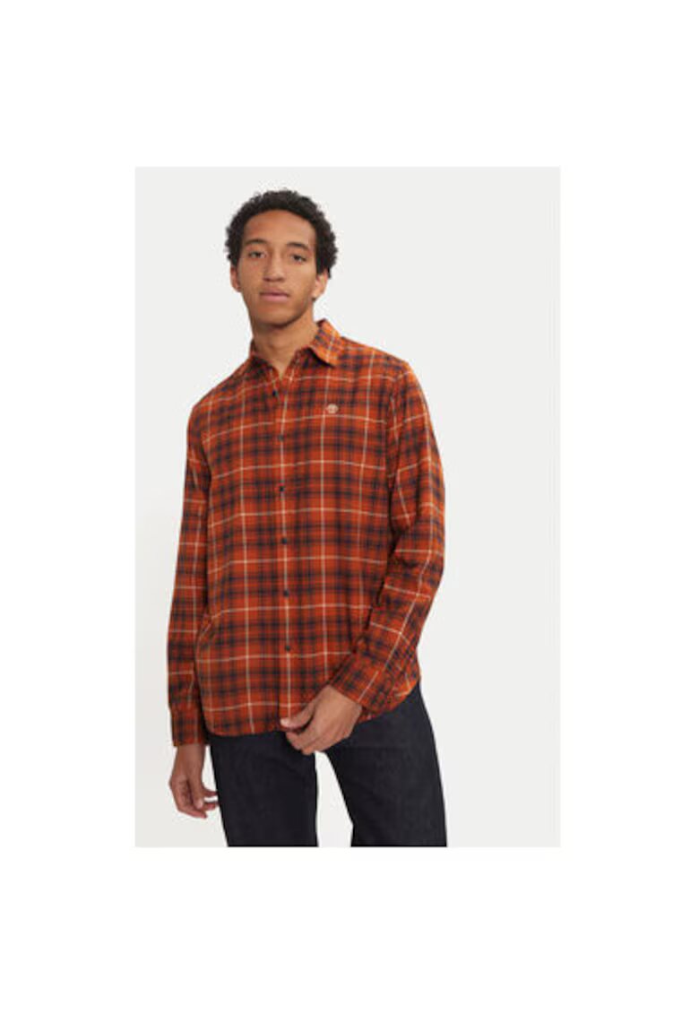 Timberland Camasa barbati - 304465413 - Bumbac - Portocaliu - Portocaliu