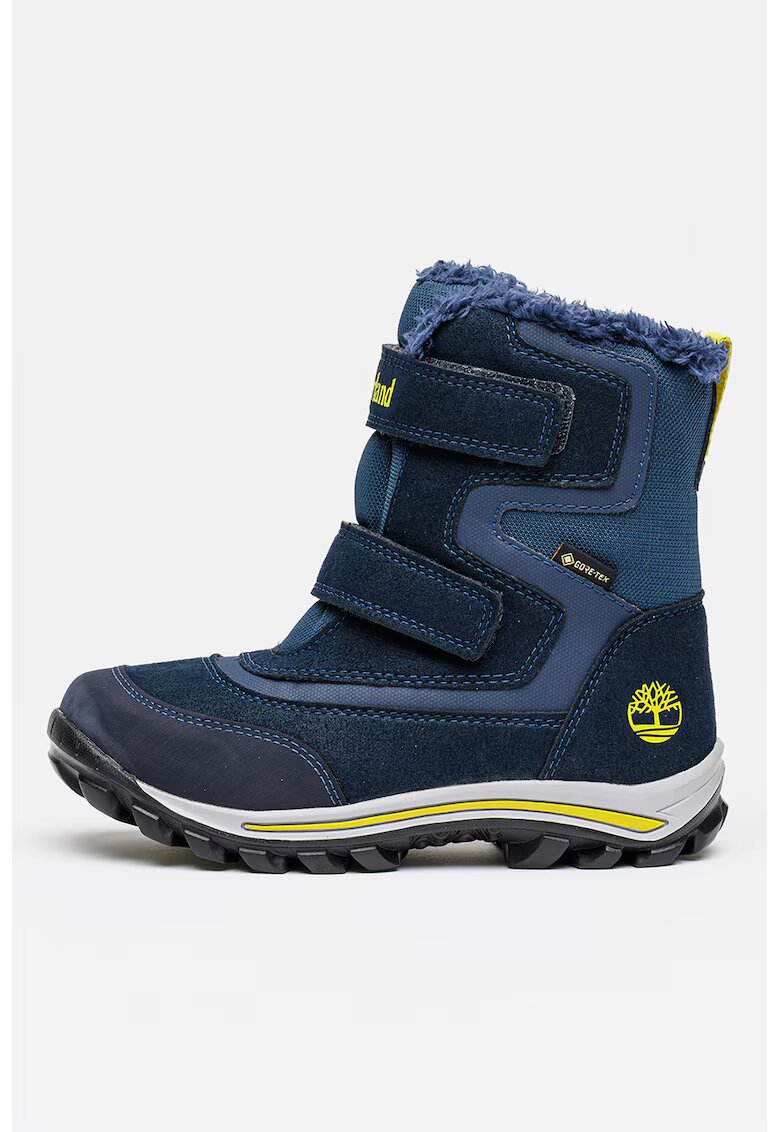 Timberland Cizme cu barete cu inchidere velcro Chillberg - Verde lime/Bleumarin