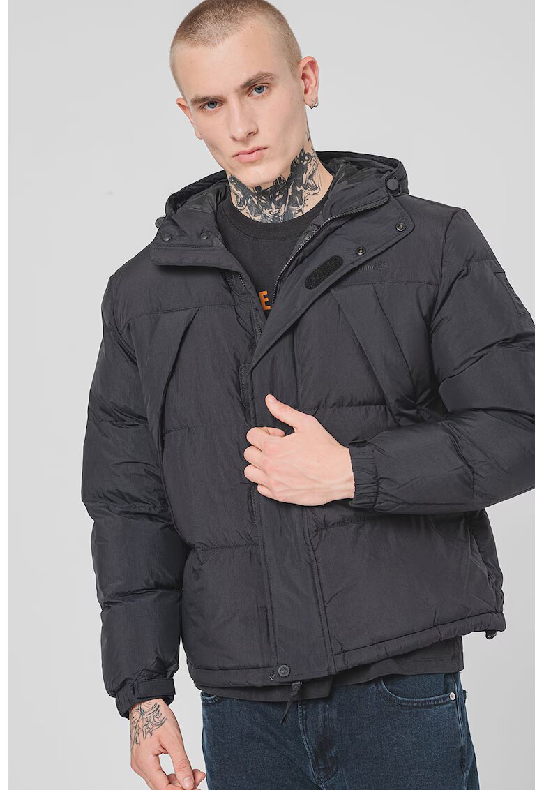 Timberland Geaca bufanta cu finisaj rezistent la apa - Negru