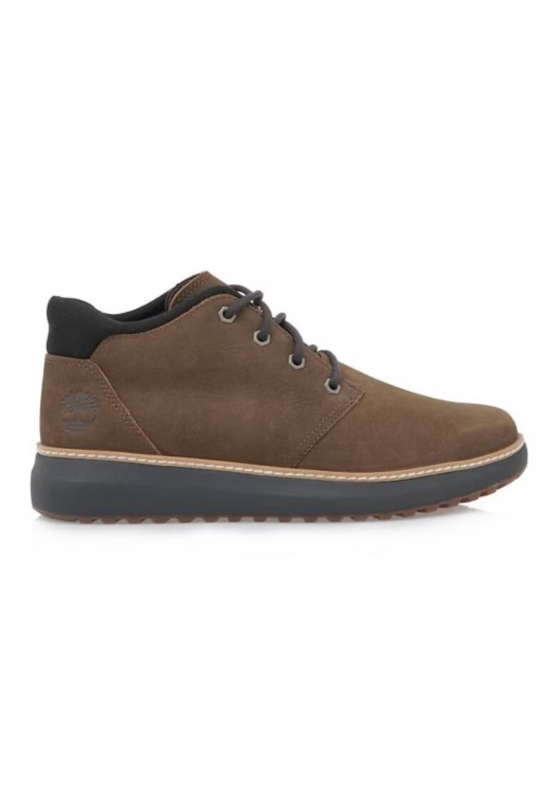 Timberland Ghete barbati Hudson Road - piele naturala - maro - talpa cauciuc