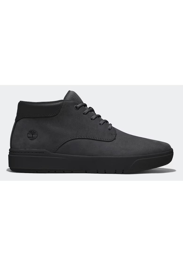 Timberland Ghete barbati Seneca Bay Mid - piele naturala - negru - talpa cauciuc