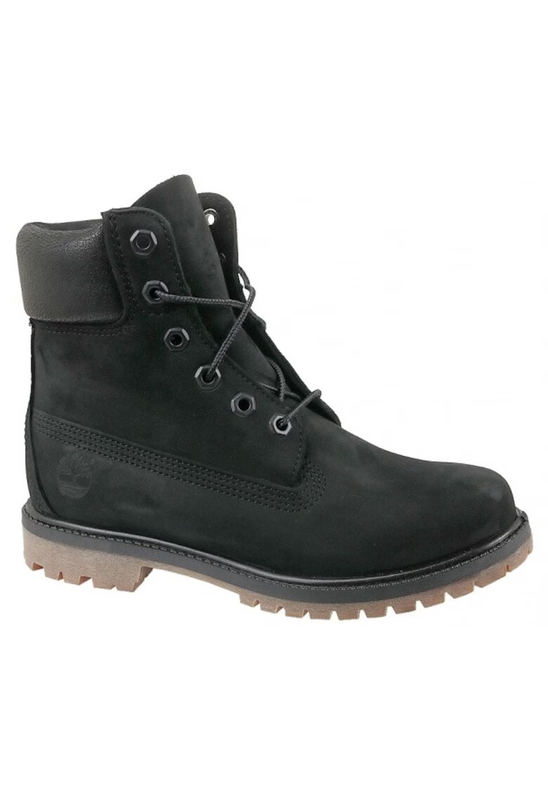 Timberland Ghete cu siret pentru femei - Piele nabuc - Negru -