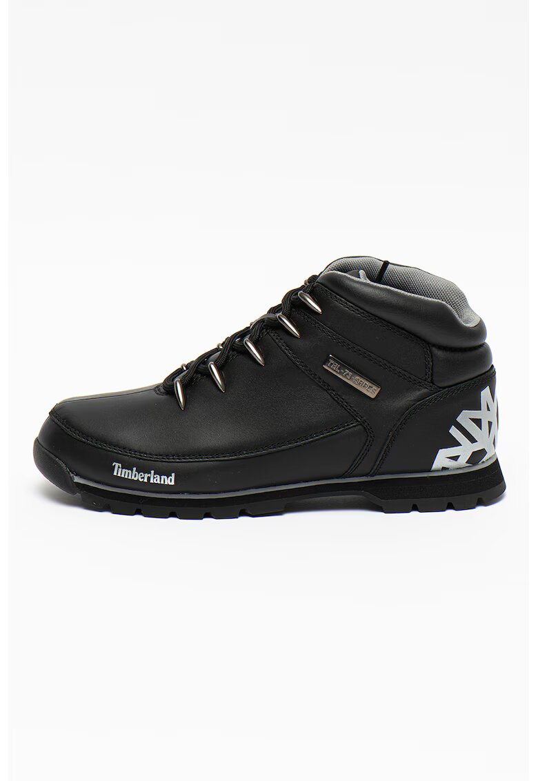Timberland Ghete de piele Euro Sprint Hiker - Negru/Argintiu
