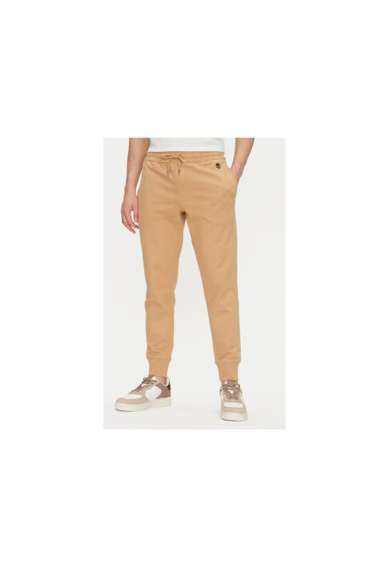 Timberland Pantaloni de trening barbati TB0A5V5QEH31 - Bumbac/Poliester - Bej - Bej