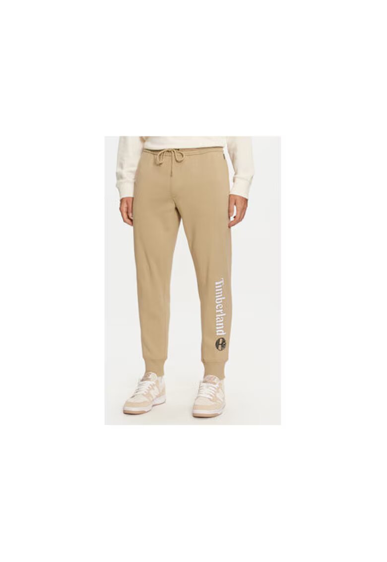 Timberland Pantaloni de trening barbati TB0A5YFBDH41 - Bumbac/Poliester - Bej - Bej