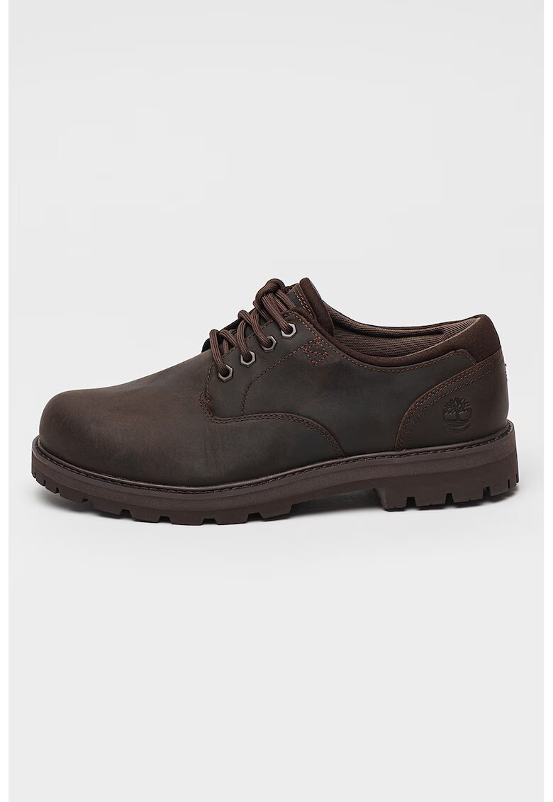 Timberland Pantofi de piele nabuc impermeabili Britton Road - Maro inchis
