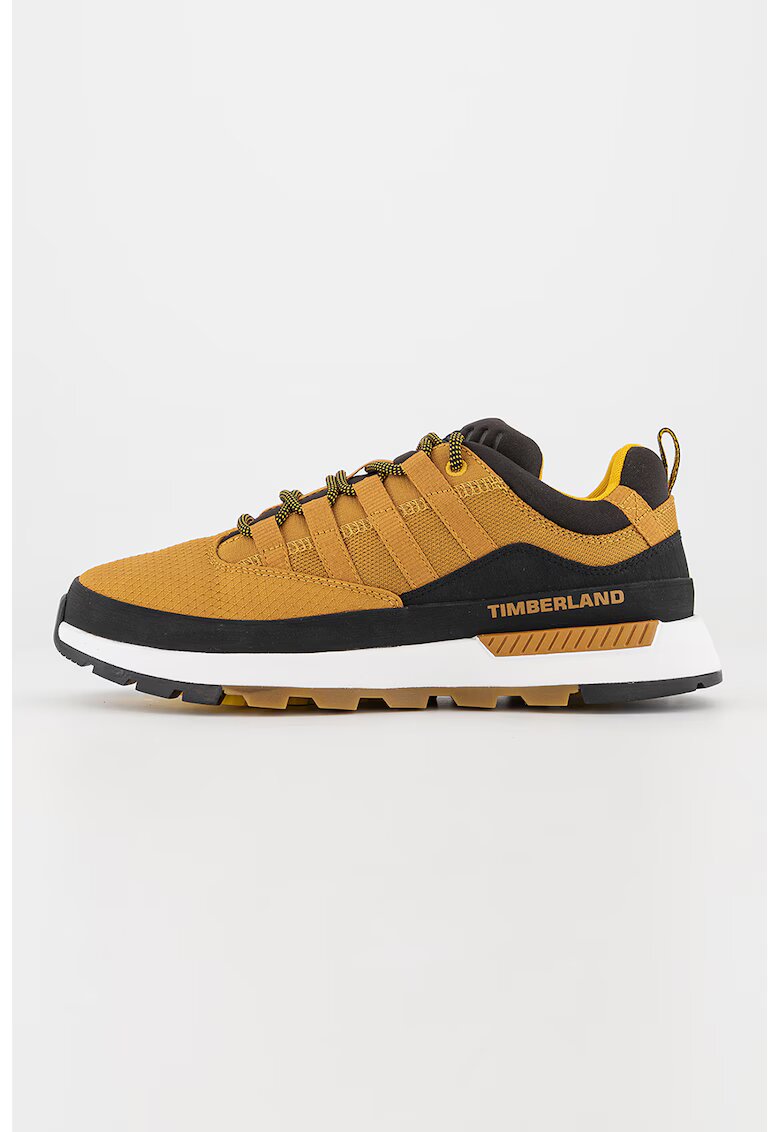 Timberland Pantofi sport de plasa cu logo Euro Trekker - Maro