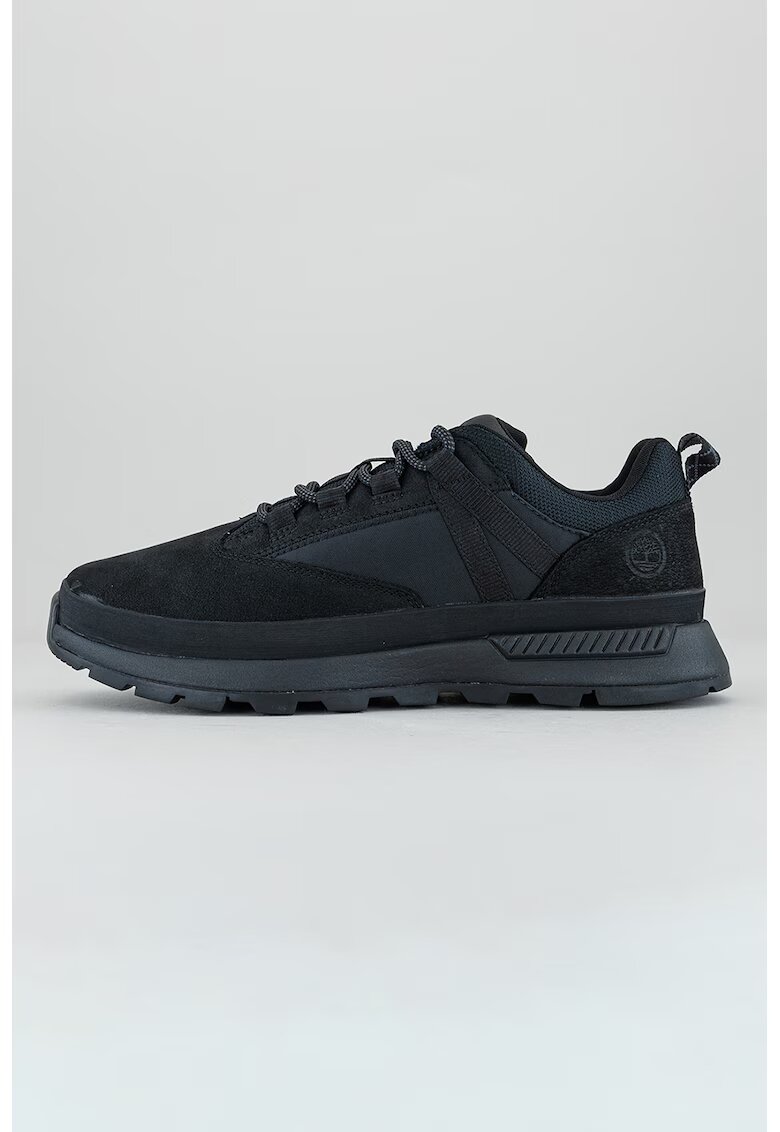 Timberland Pantofi sport low cut cu garnituri din piele intoarsa - Negru