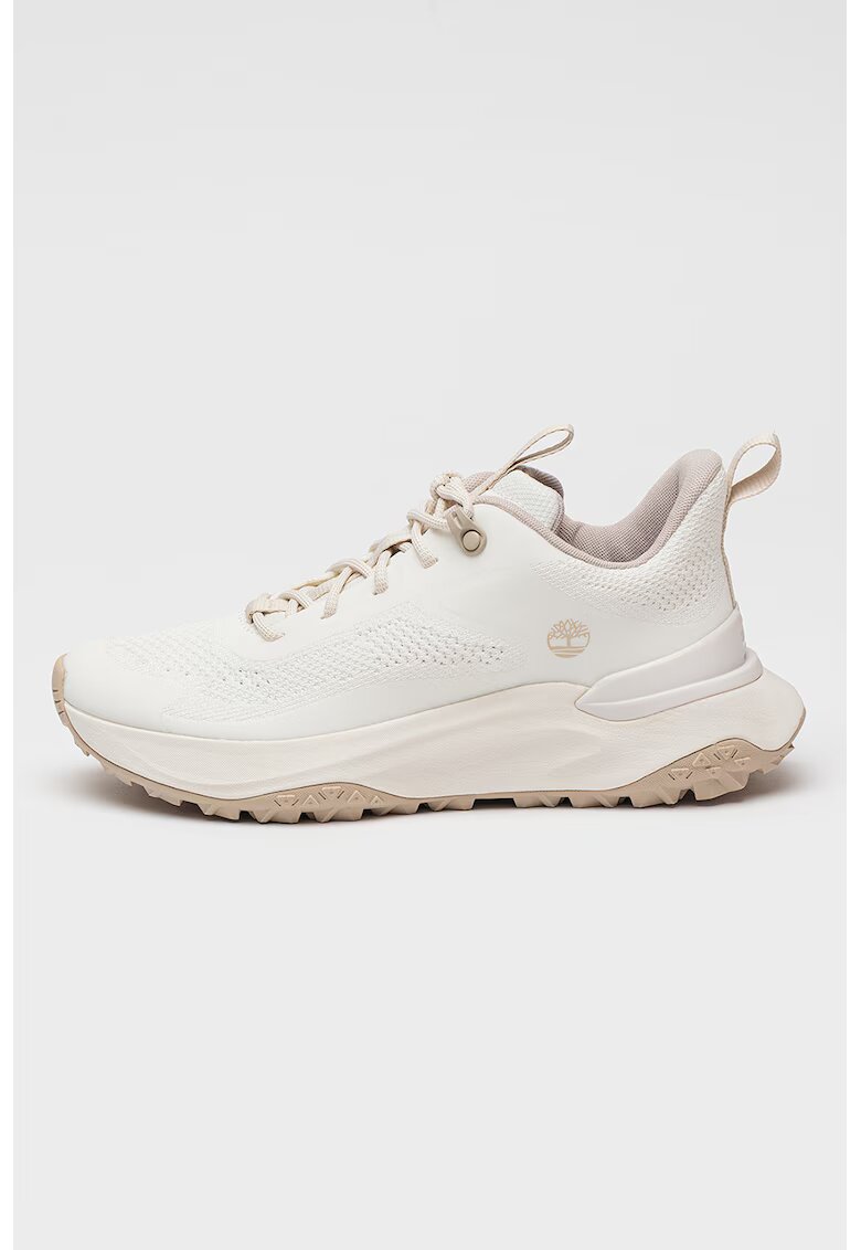 Timberland Pantofi sport Motion Access din material textil cu talpa wedge - Alb/Maro taupe deschis