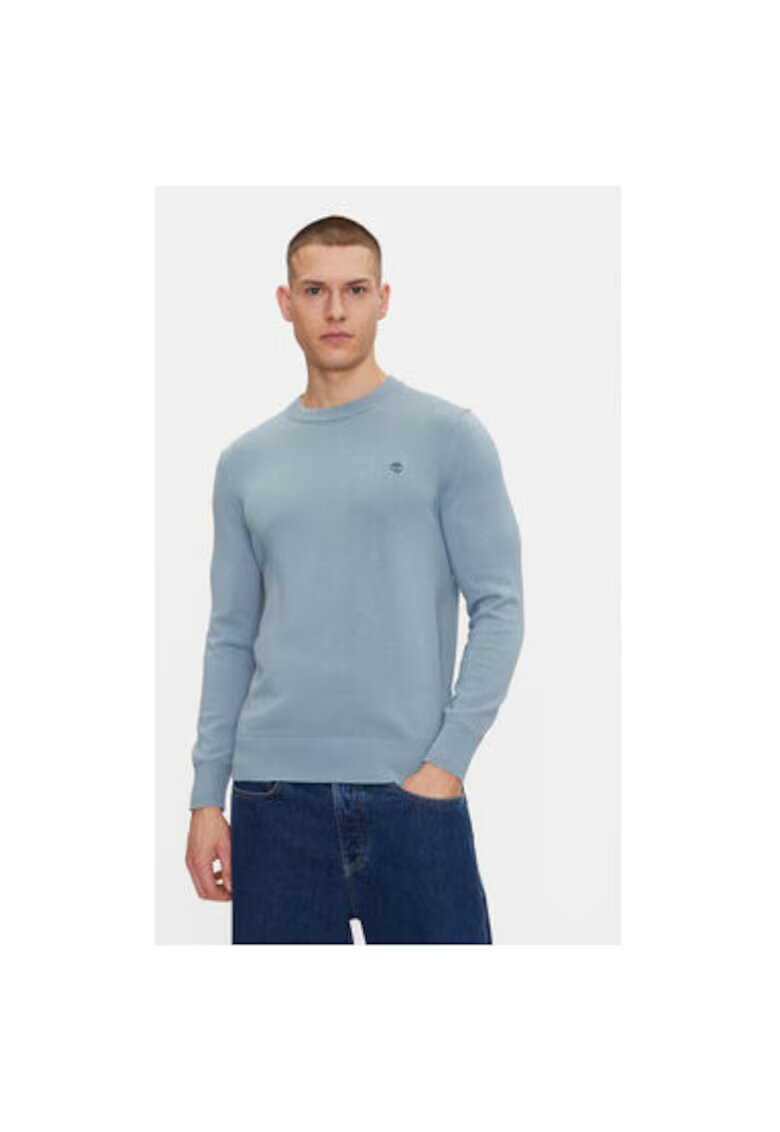 Timberland Pulover barbati TB0A2BMM7581 - Bumbac organic - Albastru - Albastru