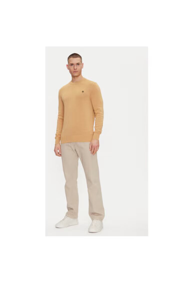 Timberland Pulover barbati TB0A2BMMEH31 - Bumbac organic - M INTL - Bej