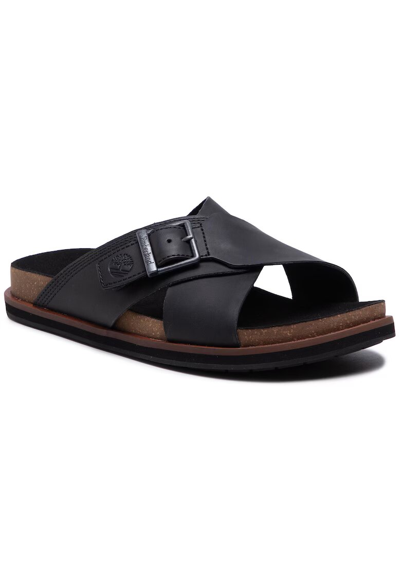 Timberland Slapi barbati TB0A2B650151 - Piele naturala - 43 EU - Negru