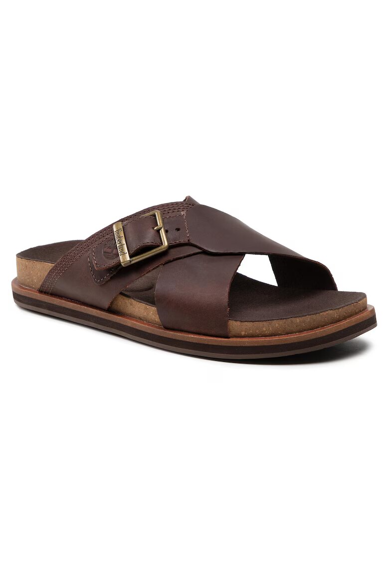 Timberland Slapi barbati TB0A41A1V131 - Piele naturala - Maro - Maro