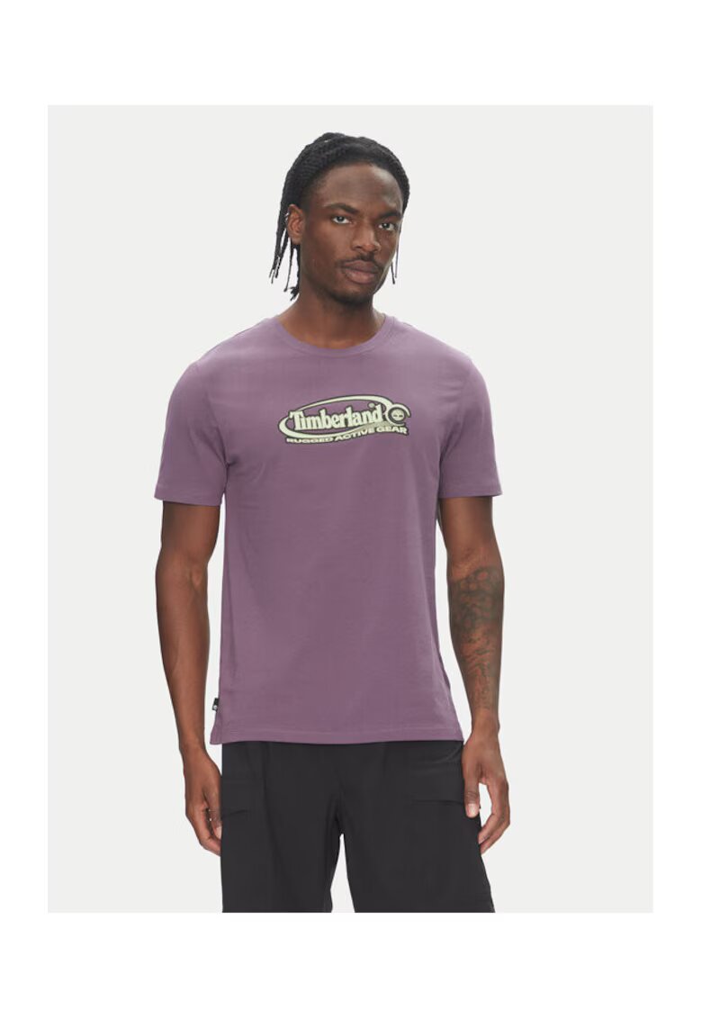 Timberland Tricou barbati TB0A6DJYENX1 - Bumbac - Mov - Mov