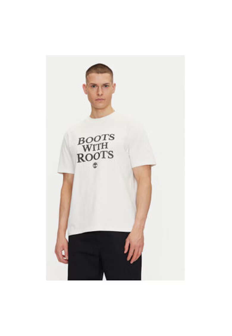 Timberland Tricou barbati TB0A6F4NCM91 - Bumbac - Alb - Alb