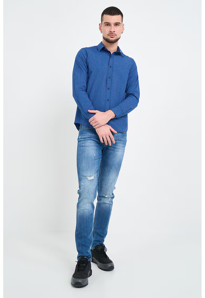 Timeout Camasa slim fit - Albastru