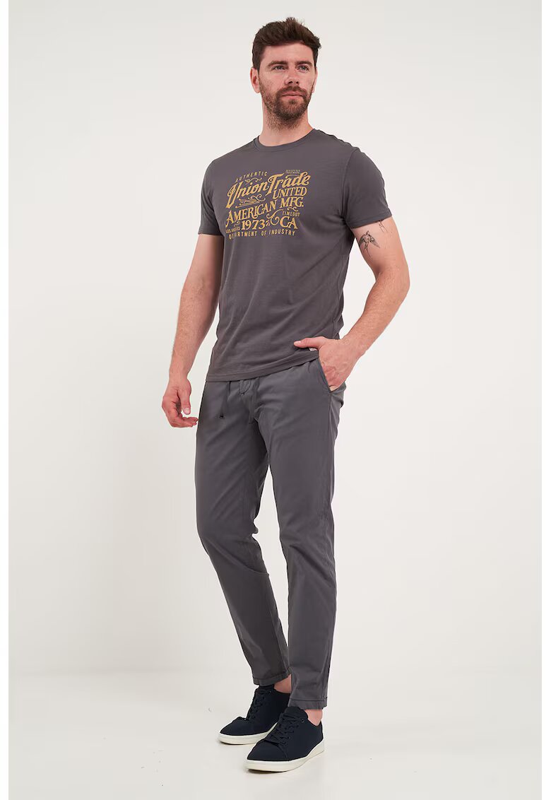 Timeout Pantaloni cu talie ajustabila - Gri inchis