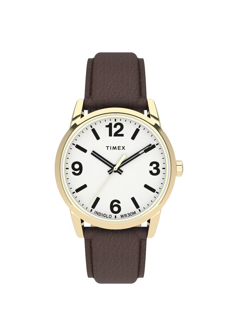Timex Ceas barbatesc TW2U71500 Quartz Auriu - Auriu