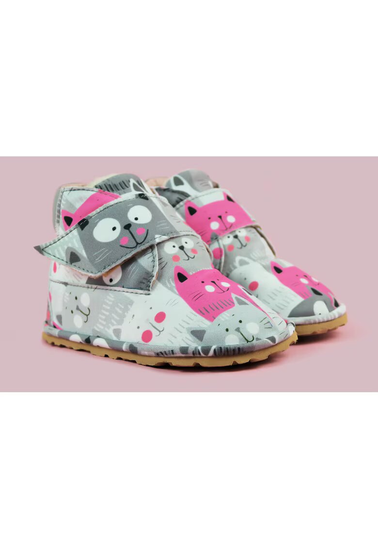 TINY TOES Ghete Barefoot din material neopren - Katten - Multicolor - Multicolor