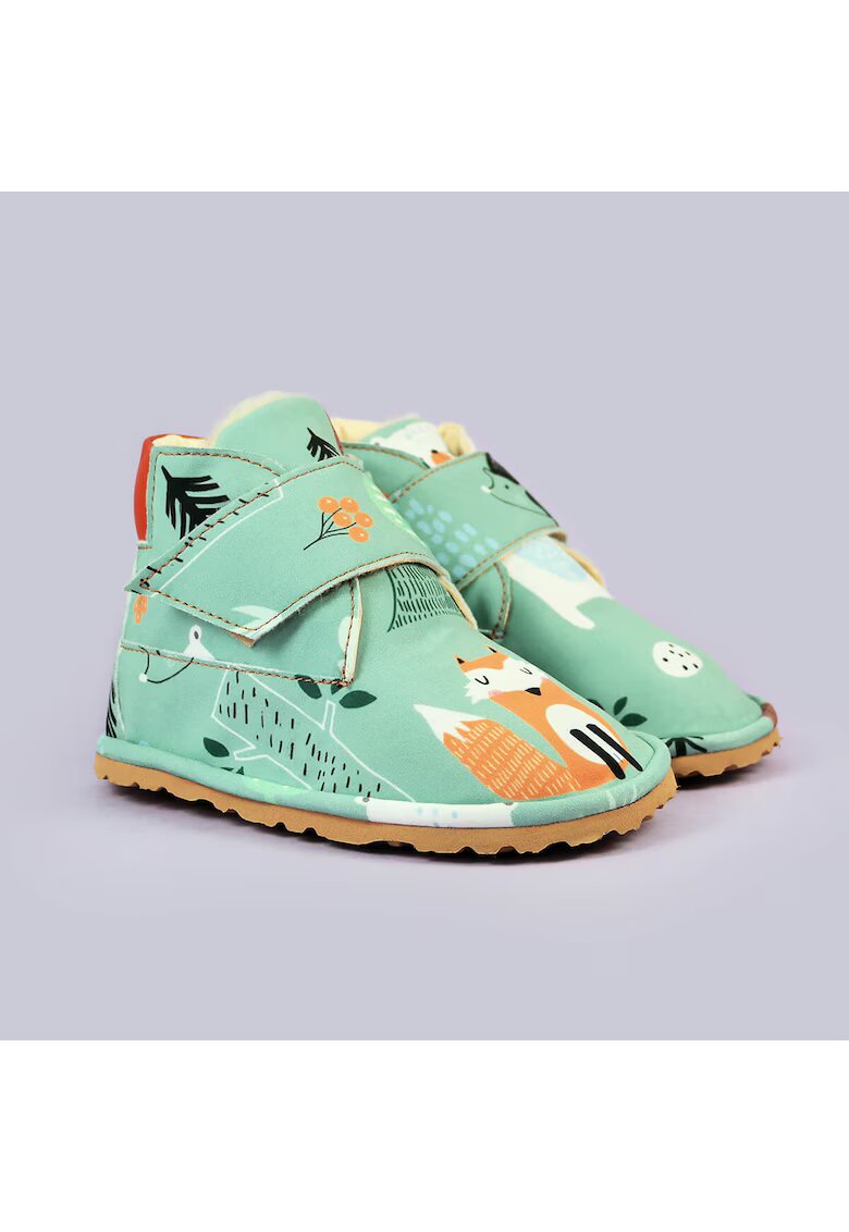 TINY TOES Ghete Barefoot din material neopren - Reven - Multicolor - Multicolor