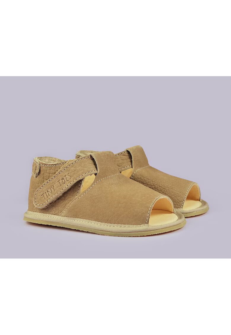 TINY TOES Sandale Barefoot din piele naturala - Krem - Bej - Bej